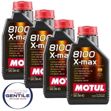 MOTUL 8100 x-Max 0W-40 100% Synthetic Acea A3/B4 Engine Oil Car 4 Lt