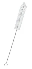 Bristle Cleaning Brush, 9" - Fan Shaped End - 0.75" Diameter - Eisco Labs