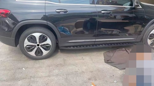All Matte Black Running Board fits for Mercedes Benz GLB 2020-2025 Side Steps - Picture 3 of 5