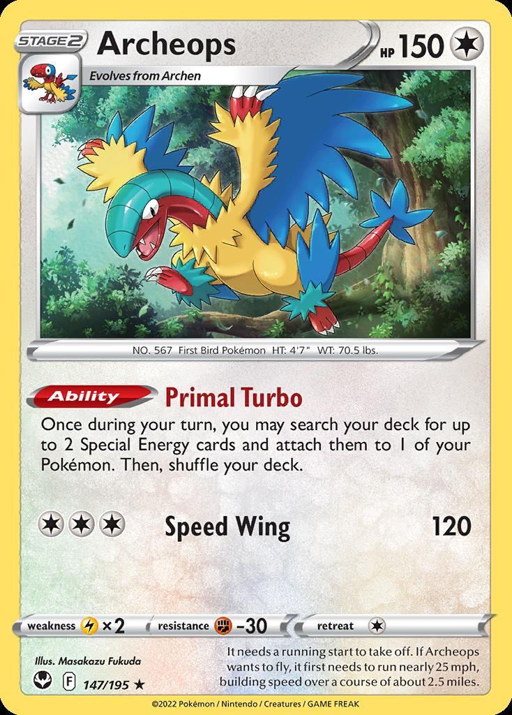 Pokemon Archeops (Theme Deck) (147t /219) Silver Tempest LP