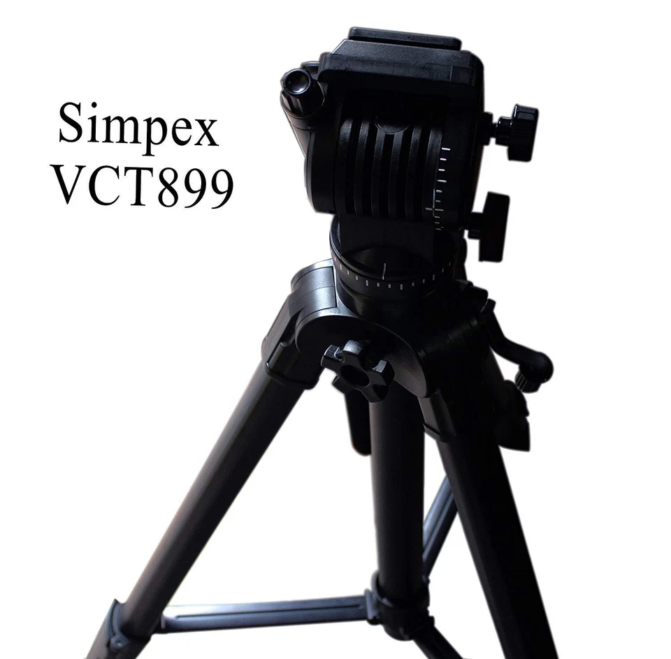 VCT 899 Tripod 8 feet Black Tripod With Mobile Holder Universal Fit - Image 3 of 4