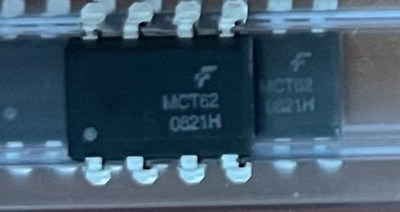 Onsemi MCT62 OPTOISO 5KV 2CH TRANSISTOR 8DIP(NEW) 15PCS