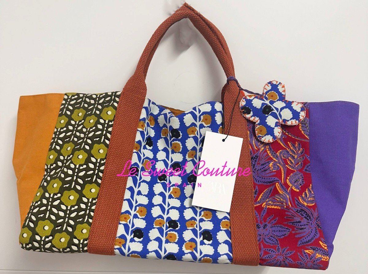 ZARA WOMAN NWT SS25 CHARM PRINTED BAG MULTICOLOR 3988/018