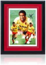 John Barnes Watford Legend Hand Signed 16x12'' Montage COA