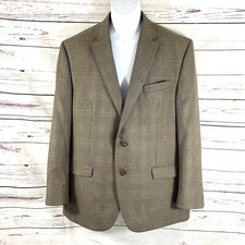 Lauren Ralph Lauren Jacket Men  s Size 44R Brown Blazer Plaid