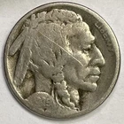 1925-D Buffalo Nickel Very Good VG Coin, Scratch #5454