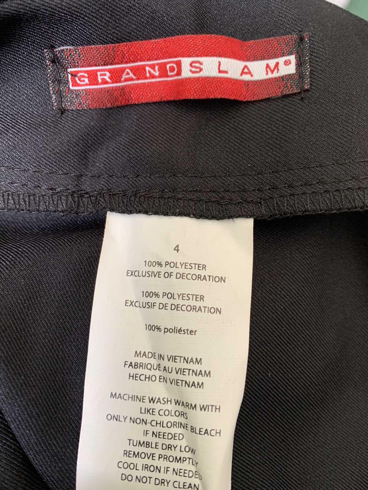 NWT Grand Slam Women's Golf Shorts Black Size 4 Bermuda Athletic B73 eBay