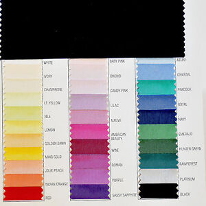 Taffeta Color Chart