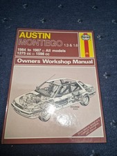 Austin Montego 1.3 & 1.6 (1984-1992) Haynes Owners Workshop Manual