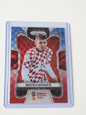 Panini Prizm World Cup 2018 Mateo Kovacic Croatia Red Blue Wave