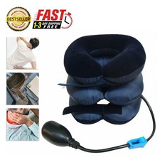 Cervical Neck Traction Device Collar Brace Support Pain Relife Stretcher Therapy