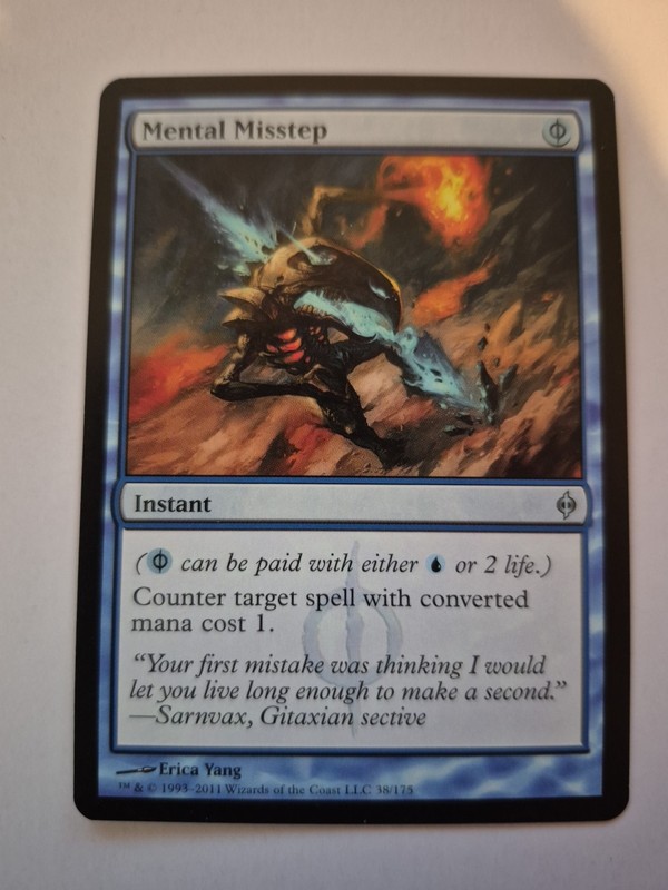 1x Mental Misstep New Phyrexia Regular 38 NM x1