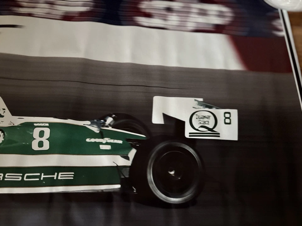 Porsche Formula 1 Quaker State Race Car Wall Art Print Poster - Image 3 of 4