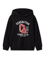 Name IT Jungen Nkmvugo Ls Nreg Sweat Wh Bru, Black, 116