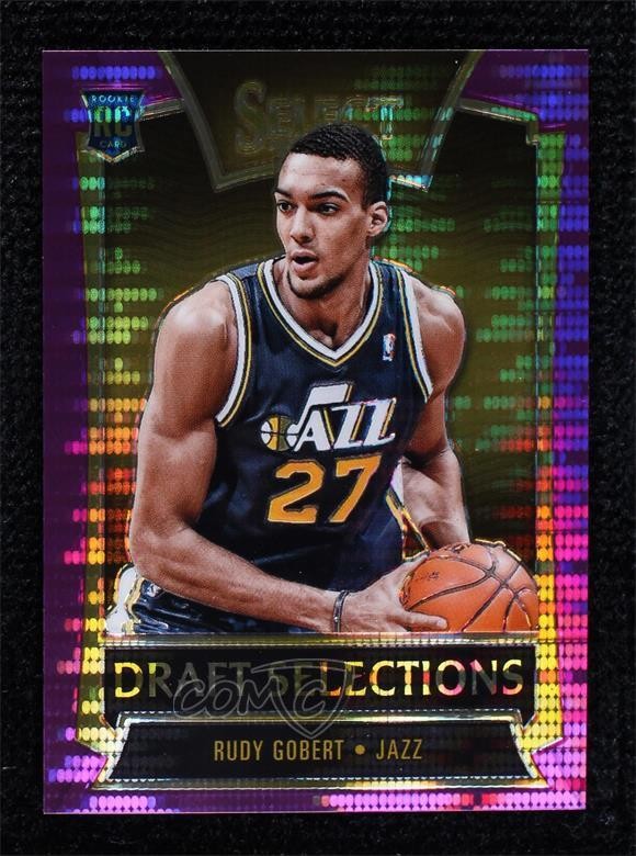 2013-14 Panini Select Draft Selections Purple Prizm 60/99 Rudy Gobert #23 s6i