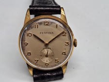Festina vintage anni 50 orologio uomo donna meccanico carica manuale 30 mm