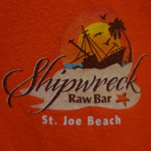 SHIPWRECK RAW BAR T-SHIRT TEE ST JOE BEACH FL FLORIDA BAUMWOLLE HERREN GRÖSSE L - Bild 2 von 7