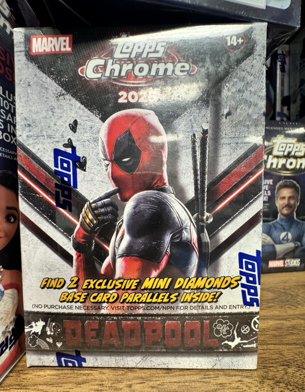 Topps Topps Chrome Marvel Deadpool Non-Sport Trading Card Box 14+