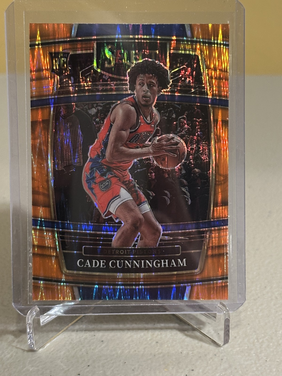 2021-22 Panini Select - Concourse Cade Cunningham #11 Orange Flash Prizm (RC)