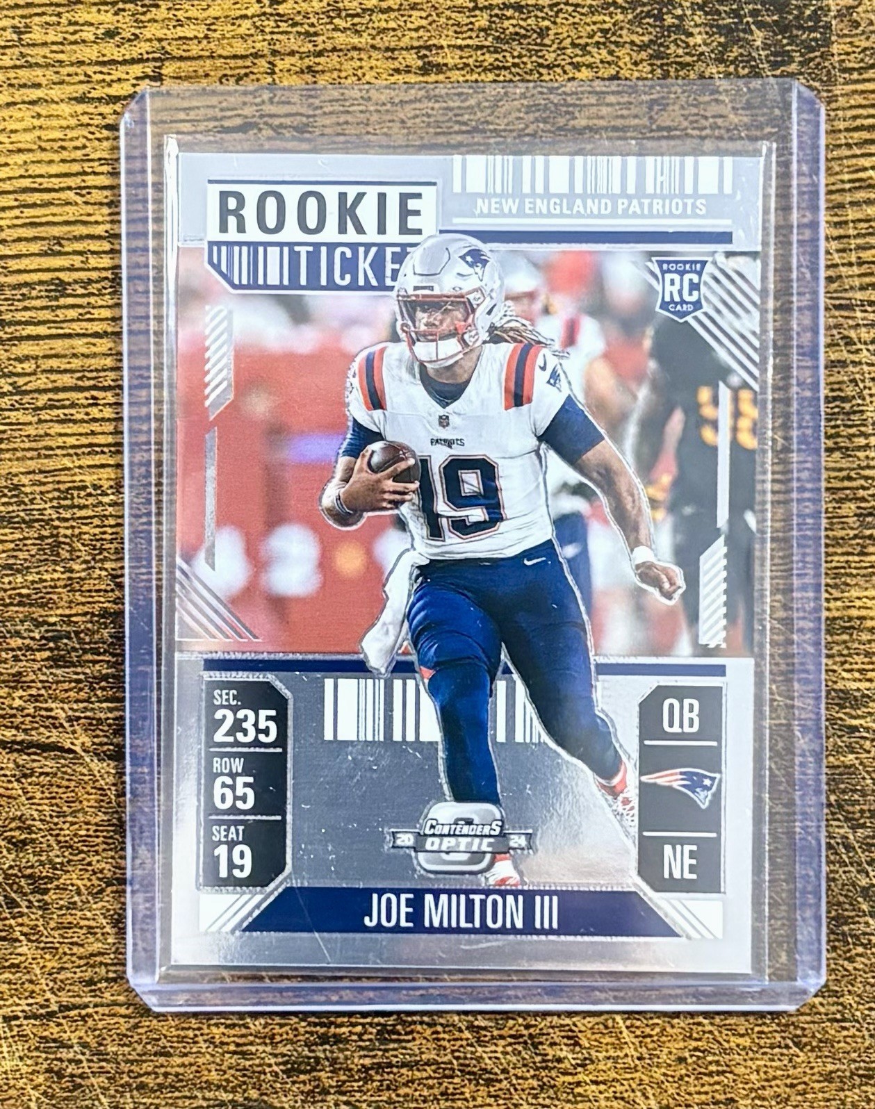 2024 Panini Contenders Optic - Rookie Ticket Joe Milton III #78 (RC) Cowboys