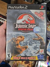 Jurassic Park Operation Genesis Playstation 2 Cover Art Only Clean !!