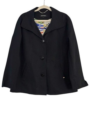 Ellen Tracy Raincoat Black Size Large