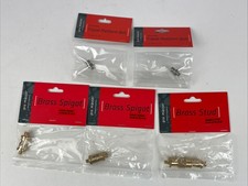 Lot 5 Promaster  Brass Spigots, Bolts & Studs #5535, #4014, #5577 New In Package