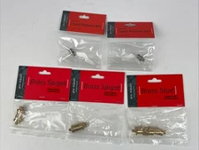 Lot 5 Promaster  Brass Spigots, Bolts & Studs #5535, #4014, #5577 New In Package