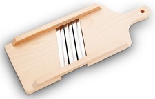 Kerazo herb grater herb slicer vegetable slicer sauerkraut slicer 42x16 cm 3-knife beech