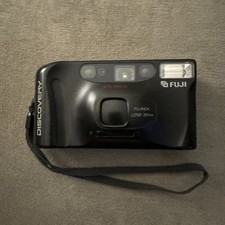 Vintage FUJI Discovery 75 Point  Shoot 35mm Film Camera Tested Works