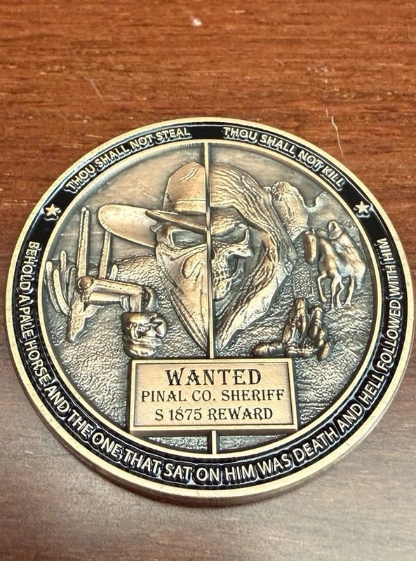 Pinal County Sheriff Detective Homicide Robbery Challenge Coin Arizona