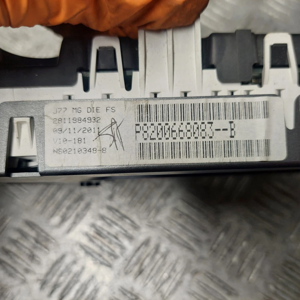 Renault Grand Modus 2011 1.5 diesel tambor de ignição chave transponder motor ecu - Imagem 4 de 4