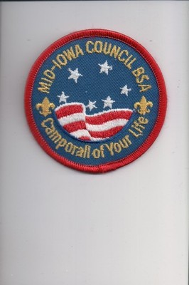 Mid-Iowa Council Camporall Of Your Life patch
