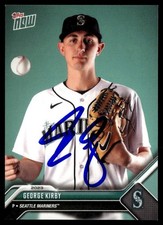 2023 Topps Now Road Opening Day George Kirby Seattle Mariners #OD-138 Signed