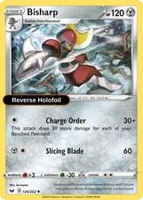 Pokemon Bisharp 134/202 SWSH01: Sword & Shield Base Set Reverse Holofoil