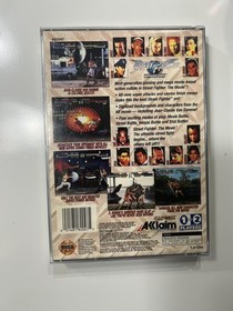 Street Fighter: The Movie (Sega Saturn, 1995) Complete! CIB! Tested! Reg card!