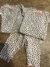Lot Of 3 Child Of Mine Outfit Size Newborn Animal Print