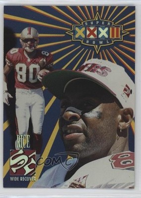 1998 Collector's Edge Super Bowl Card Show /1000 Jerry Rice #22 HOF 7rf