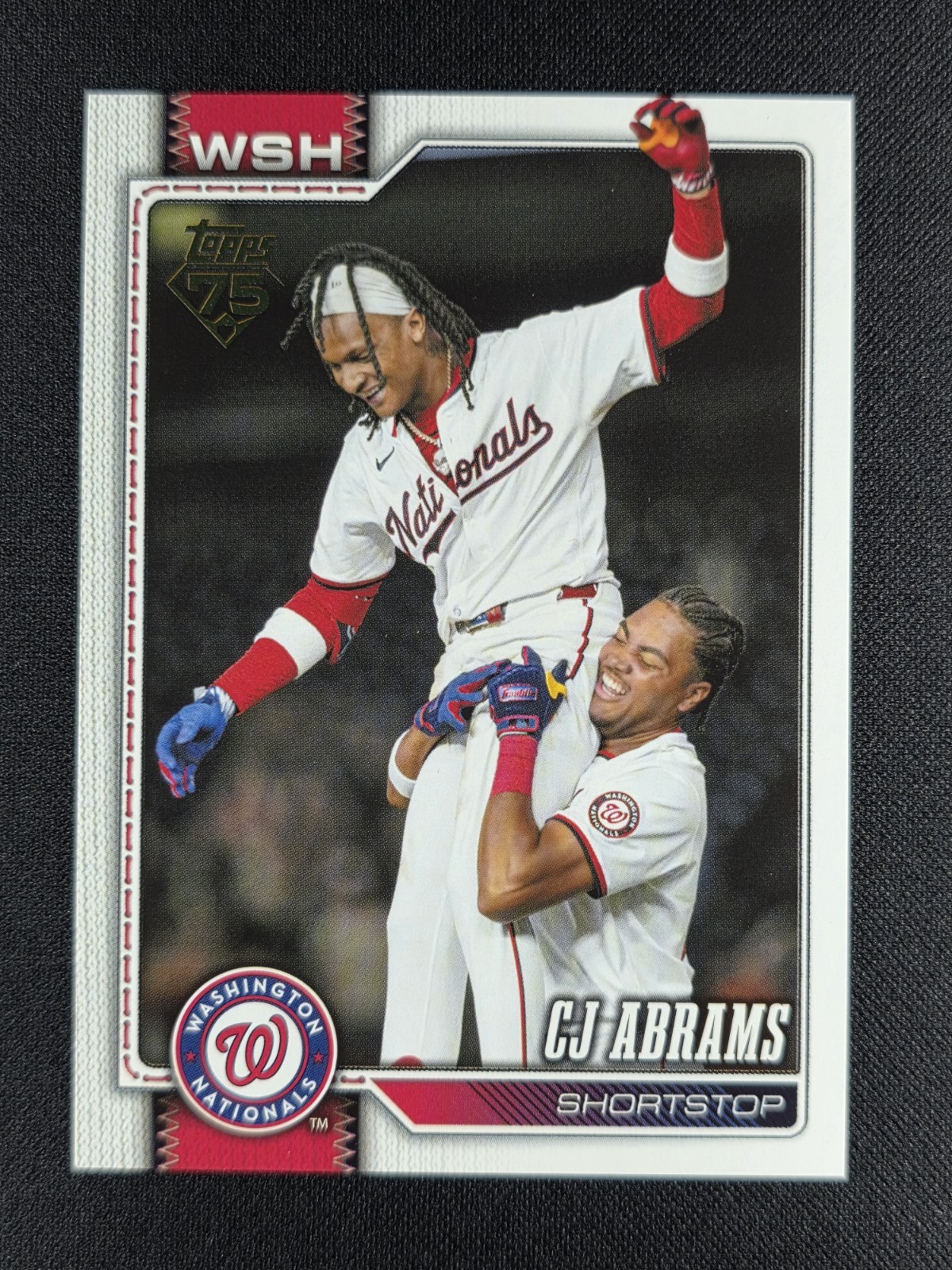 CJ Abrams 2026 Topps Golden Mirror Image Variation SSP #152 NATIONALS