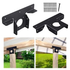 Heavy Duty Pergola Corner Brackets Extension 3-Way T Brackets for 4X4 Post