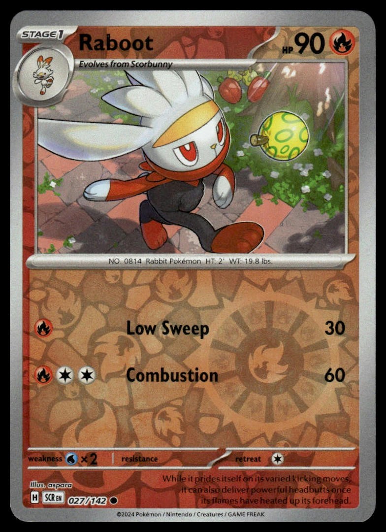 Raboot SV07: Stellar Crown #027/142 Reverse Holo NM