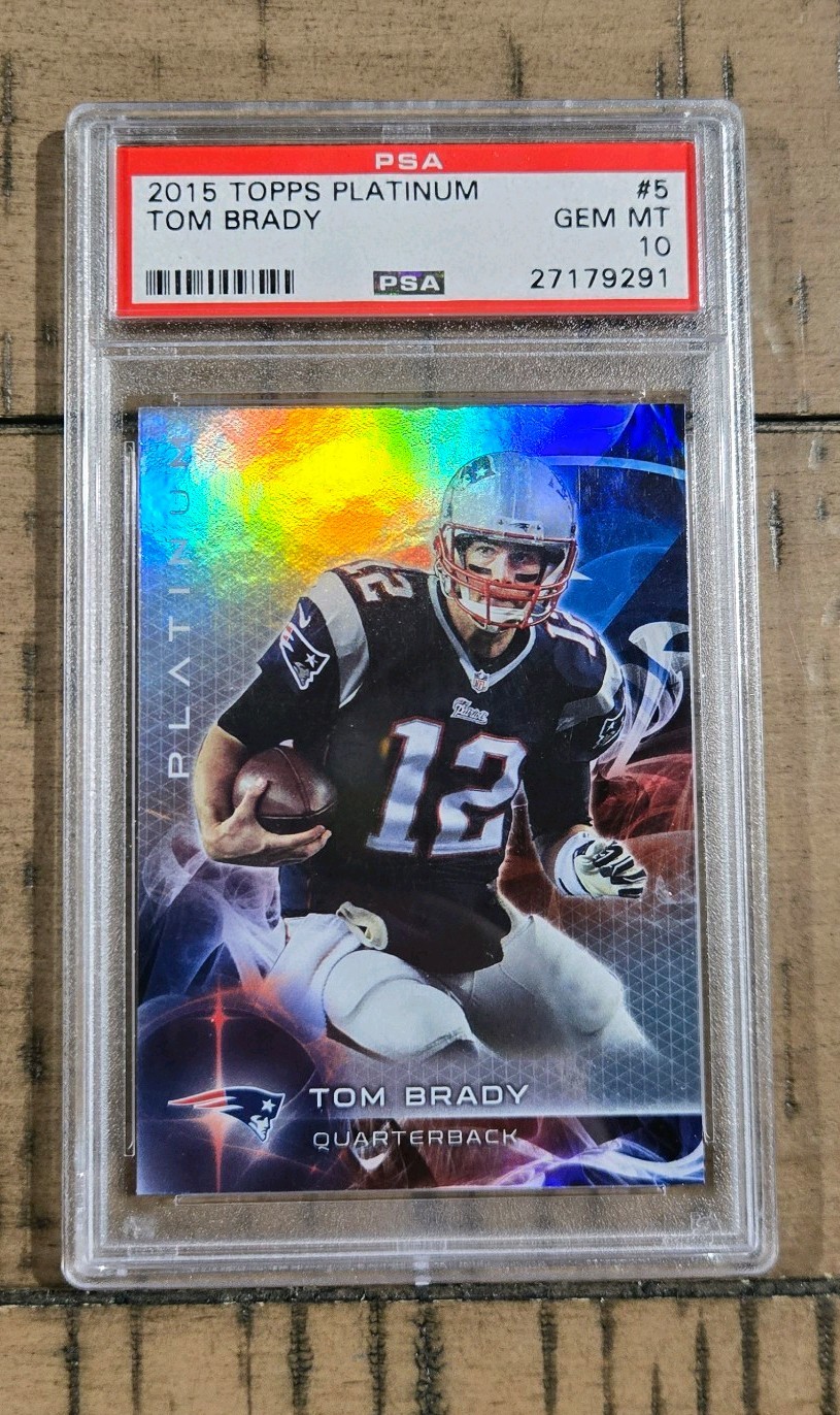 2015 Topps Platinum - Tom Brady #5 PSA 10