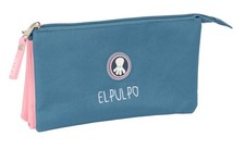Safta EL OCTOPO   Triple Pencil Case, Children's Pencil Case, Ideal for Children