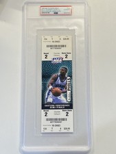 Michael Jordan 1998 NBA Playoffs Round 2 Game 4 Ticket 33 pt Bulls PSA Authentic