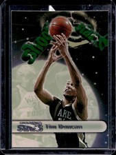 1997 Wheels Rookie Thunder Tim Duncan Shooting Stars #SS8 Spurs