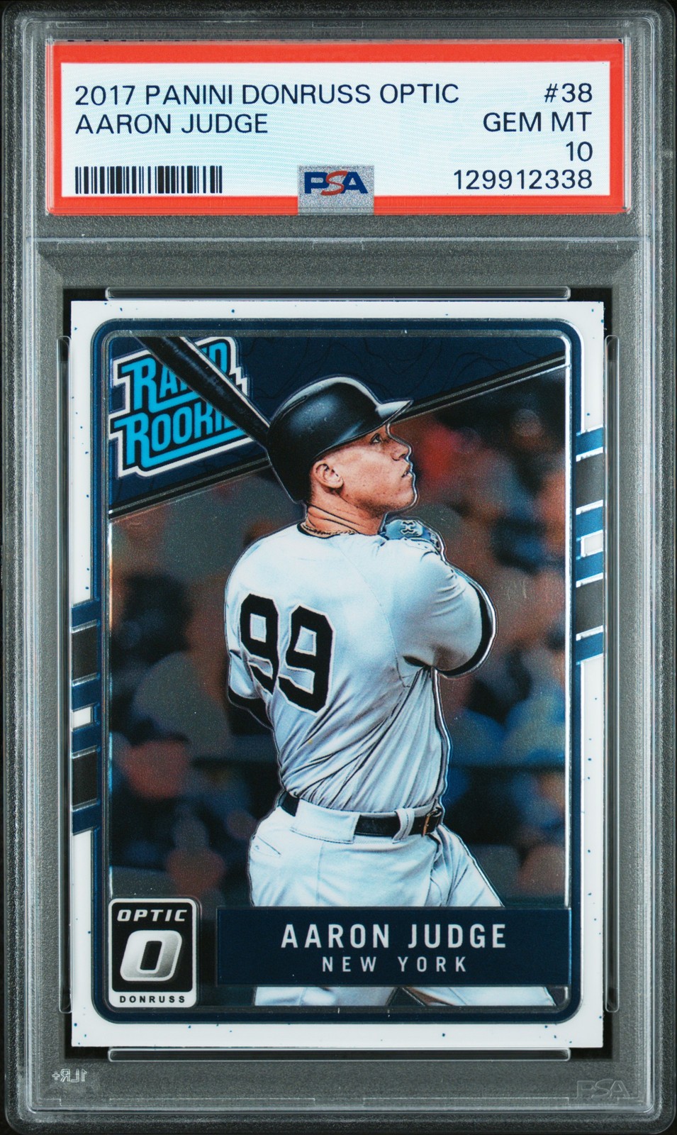 2017 PANINI DONRUSS OPTIC #38 AARON JUDGE PSA 10
