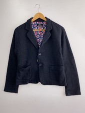 tricot COMME des GARCONS Tailored Jacket / Wool / Black / tb-t033 / floral patte