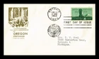 DR JIM STAMPS US COVER OREGON STATEHOOD CENTENNIAL FDC HOUSE OF FARNAM