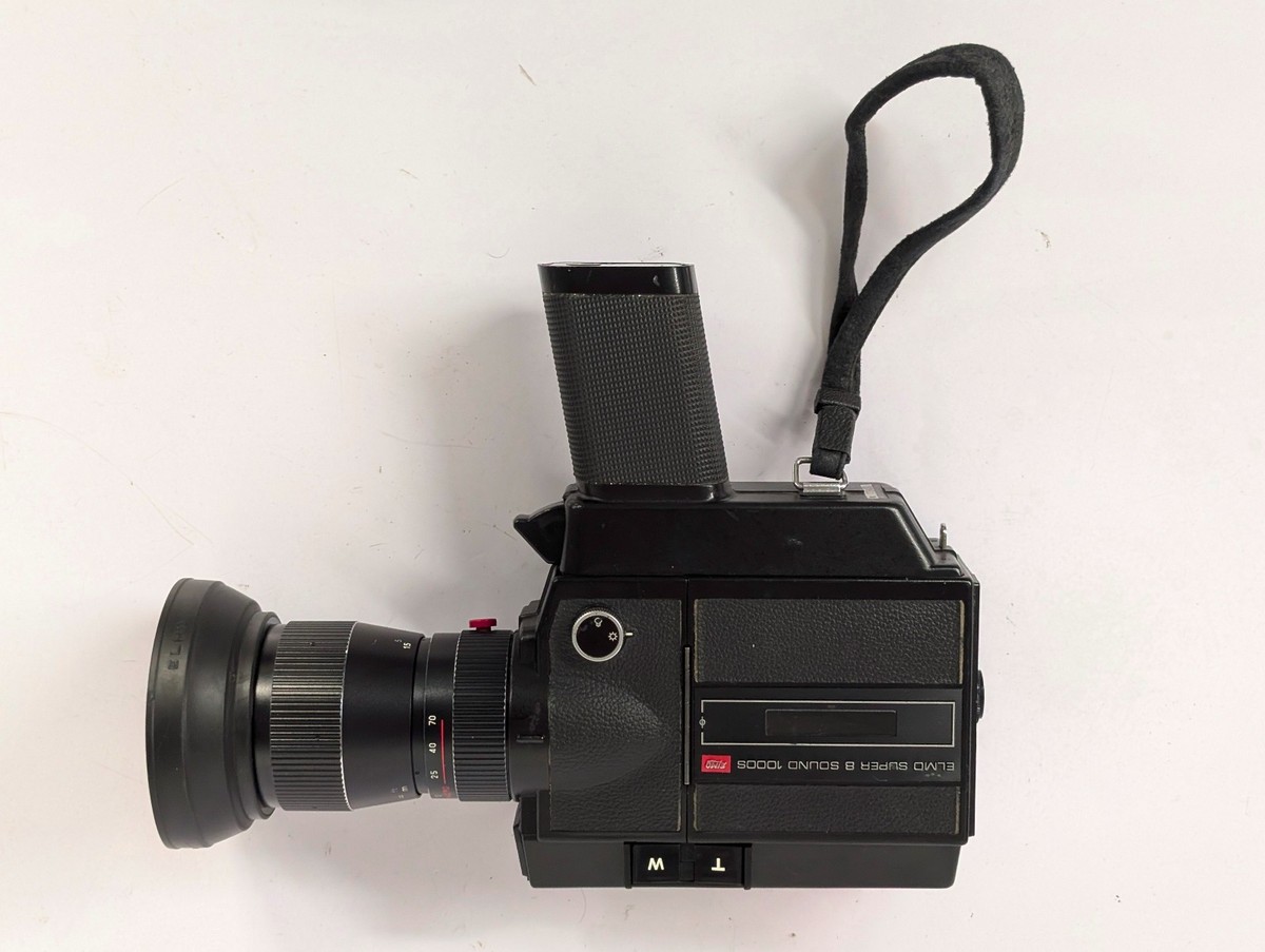 Elmo Super 8 8mm Sound movie film Camera 1000S; untested; missing