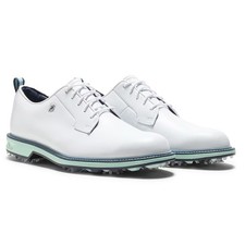 FootJoy Premiere Series Leather Waterproof Spiked Golf Shoes White/Mint Size 12